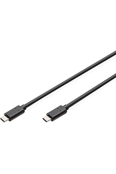 Digitus USB Type-C, Type-C - C, 1 м, черен