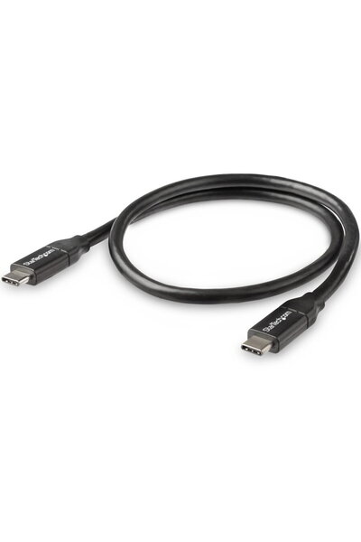 startech Καλώδιο USB C σε USB C - 1,5 πόδια / 0,5 μέτρα - 5A PD - Λευκό - USB...