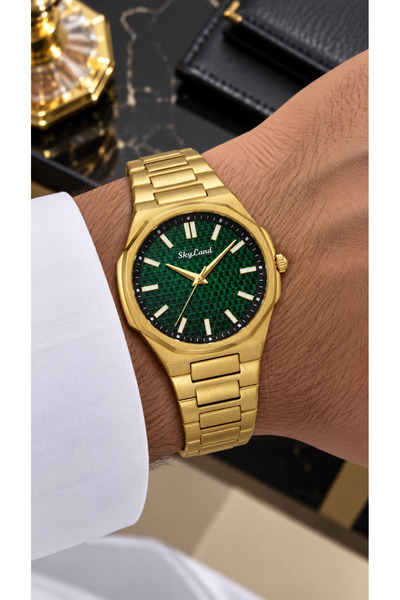 Generic Brand ساعة سكاي لاند – إميرالد جولد LOOSTER TIME
