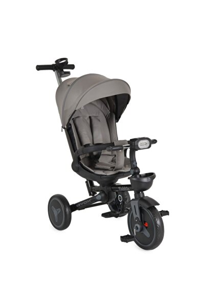 byox Tricicleta FoldiGo Gray, Pliabil, Șezut 360°, 2 Moduri, Functie Muzicală...