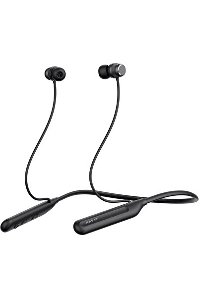 Havit Wireless Neckband Earphones - 14H Playtime, Magnetic, Powerful Bass, Bl...