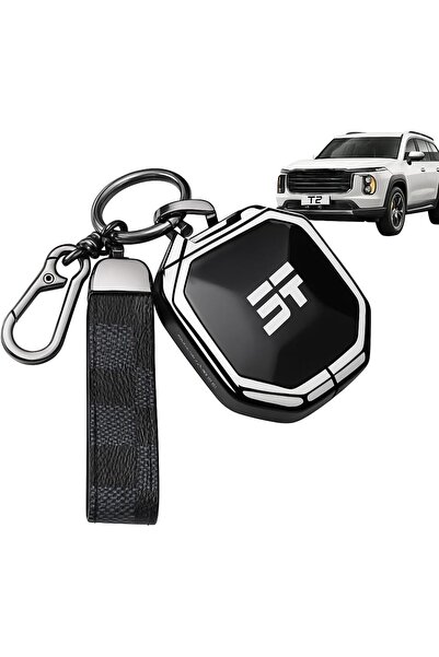 AYMNOOR Premium Leather Key Fob Cover Case for Jetour T2 2024 2025 | Luxury K...