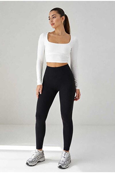 ŞIK VE MUTLU High Waist Winter Women's Leggings