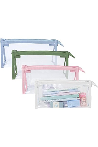 SYOSI Pencil Case Pen Pouch Case Clear Case Marker Pouch, Multifonction Organ...