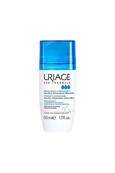 Uriage مزيل عرق باور 3 رول أون - 50 مل