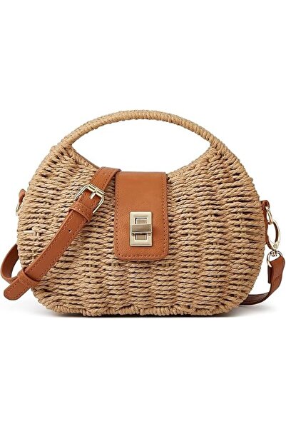 TERRIFI Handmade Straw Woven Bag Beach Clutch Purses for Women,Vacation Shell...