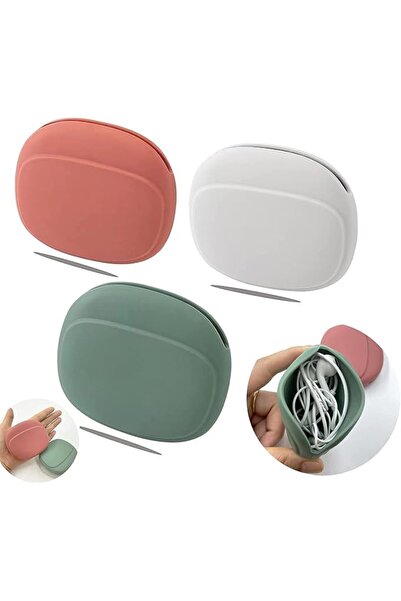 GENERAL Silicone Earbud and Cable Organizer - 3 PCS Portable Travel Storage C...