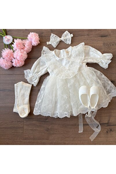 Saninbaby Kız Bebek Mevlit ve Özel Gün Elbisesi