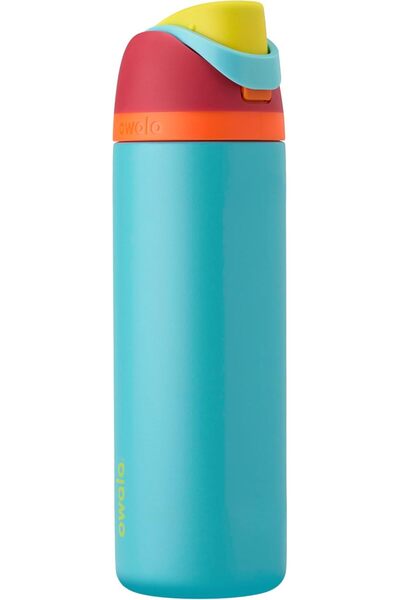 owala FreeSip - Stainless Steel - 24-oz. - Red/Aqua (Summer Sweetness)