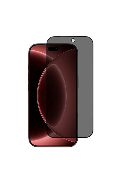 corcishop İphone 18 Pro Max Uyumlu Kırılmaz Cam Privacy Hayalet Yandan Görünm...