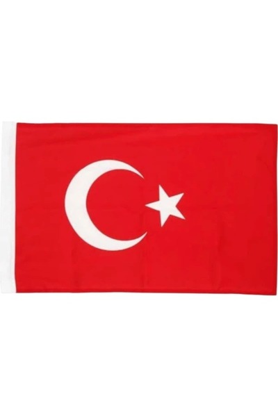 GenelTedarik Bez Bayrak Sopalı 50X30 cm Sopalı Türk Bayrağı 2 Li Paket Türk B...