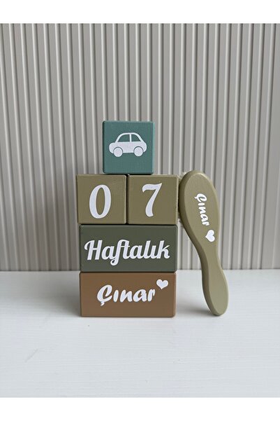 mogokids Pudra yaban Renkli Bebek Çekim Anı Küpü seti