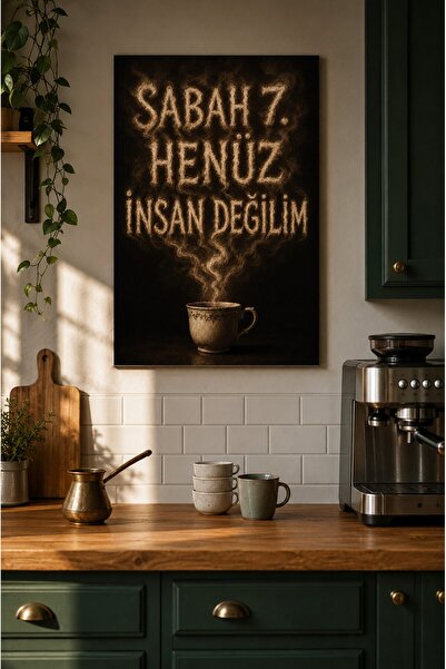 ZURİ DESİGN Kutak za kafu, okvir za slike, izgled MDF zidne slike, kolekcija ...