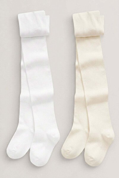 COTENCONCEPT 2 Pieces of Girls' Cotton Combed Cotton Pantyhose