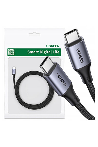 Ugreen Cablu USB-C 240W PD pentru telefoane Samsung Huawei, 1M, încărcare rapidă