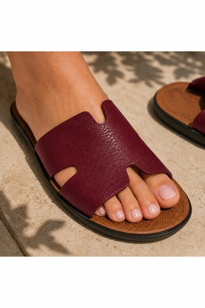 rs riva shoes نعال نسائية من الجلد مريحة للاستخدام اليومي في الصيف والشاطئ والحديقة والمنزل والداخل والخارج