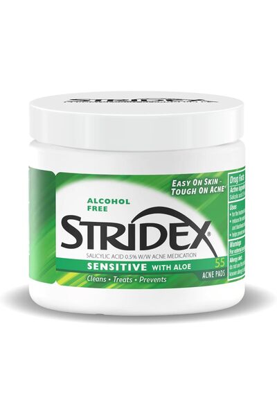 Stridex فوط طبية حساسة سترايدكس من لدريمام، 55 قطعة