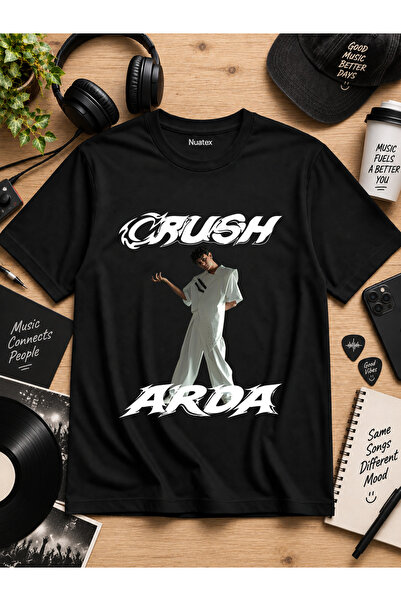 NUATEX Unisex Regular Kalıp CRUSH ARDA EFE MİLAN MİRAÇ BARIŞ OĞUZHAN BATU Öze...
