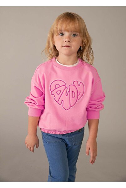 MAYORAL Girl's Two-Thread Sweatshirt Pink