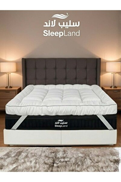 SLEEPLAND لباد فندقي مقاس 200×200 سم ارتفاع 14 سم