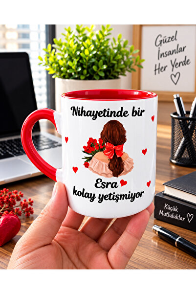 Genel Markalar RENKLİ PORSELEN İSİMLİ KUPA
