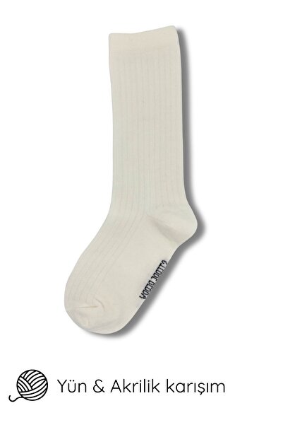 STEPPE BERRY Luxury Creamy Wool Socks