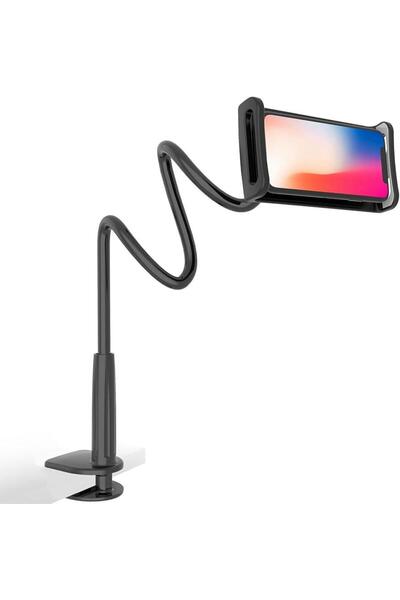 PopZa Adjustable Flexible Phone Holder Stand – 360° Rotating Lazy Bracket wit...
