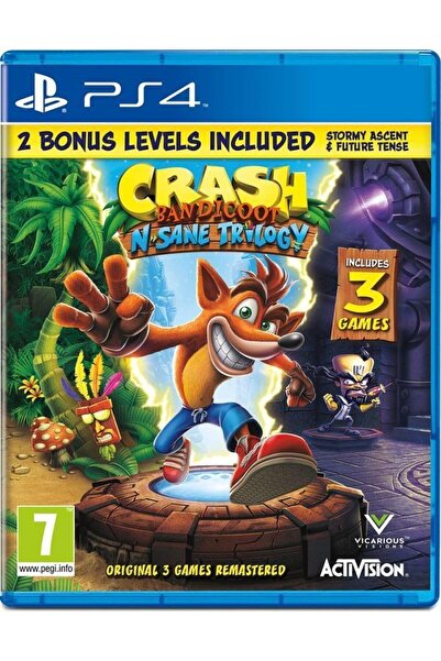 CERTEZA Crash Bandicoot N.Sane Trilogy for PS4 - PlayStation 4 - New Original