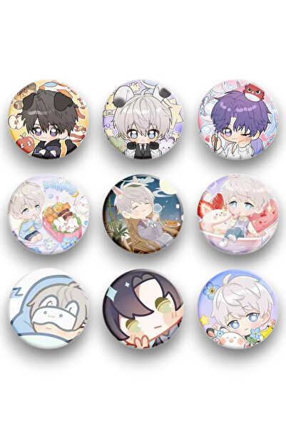 Major Selection Love and Deepspace Chibi 44mm Buton Rozet Seti - 9'lu Xavier ...