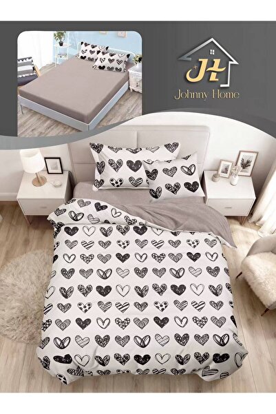 CasaDesteapta.ro Duvet Cover Set 1 Person 4 Pieces with Stretchy 155x200 cm, ...