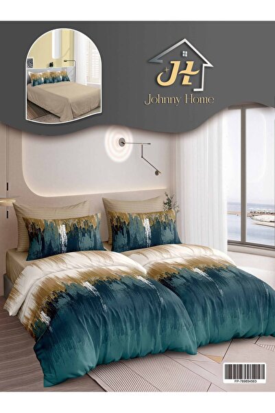 OEM Finet Duvet Cover Set 2 Persons 7 Pieces Without Stretchy 220x240 cm, Mod...