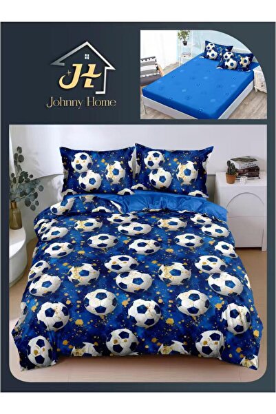 CasaDesteapta.ro Lenjerie de Pat Bumbac Satinat 2 Persoane 4 Piese cu Elastic...