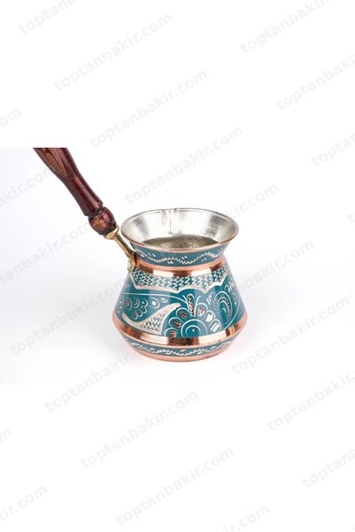 Haale Copper Coffee Pot Tombik Hand-Engraved for 8 People