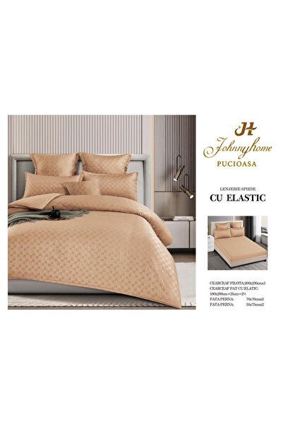 naniland.ro Lenjerie de Pat Finet Carouri 2 Persoane 6 Piese cu Elastic 180x2...