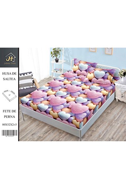 PlayFun Σετ Κλινοσκεπασμάτων Σατέν Βαμβακερό 2 Ατόμων 3 Τεμαχίων με Ελαστικό ...