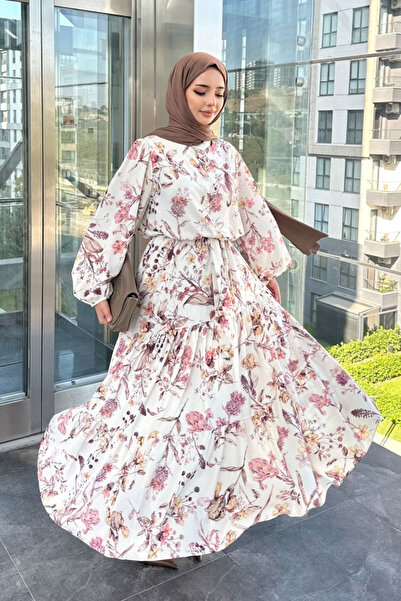 Ovn. Riva Layered Belted Dress - Brown