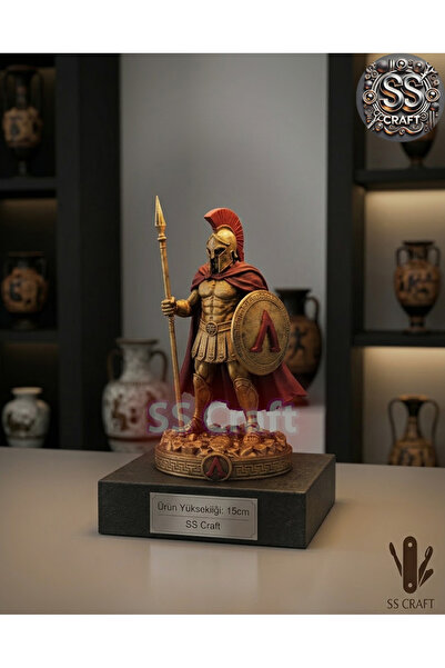 SS Craft Antik Yunan Savaşçısı Figürü - Odyssey /\