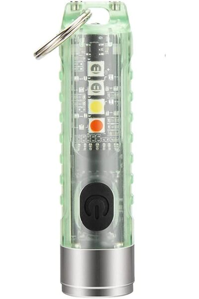 Alonefire S11 Mini Keychain LED Flashlight Bright Tactical Magnetic SST20 LED...