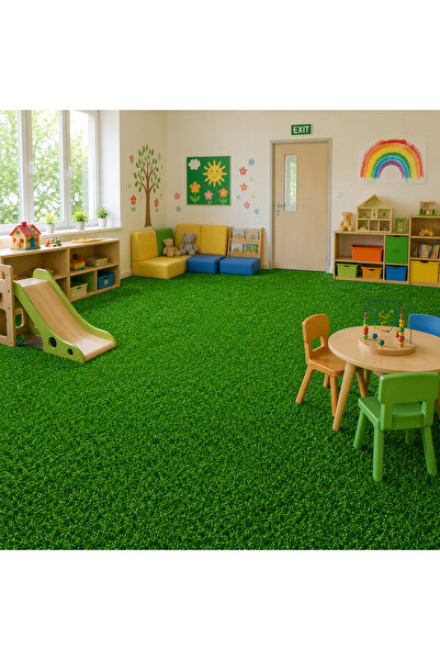 Alista Home Gazon artificial pentru uz interior, 25x25cm, Grosime 2cm, Densit...