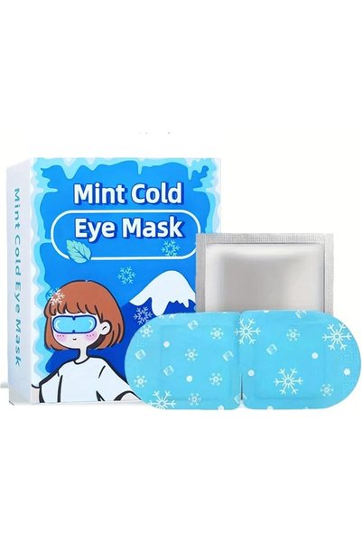 Yelajoy 20 PCS Mugwort Hydrogel Self Cooling Eye Mask, Cold Eye Mask for Puff...