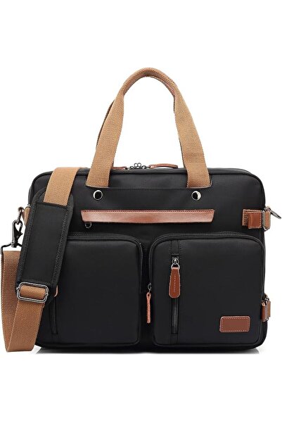 GENERAL Laptop Bag Convertible Backpack Bussiness Office Briefcase Shoulder B...