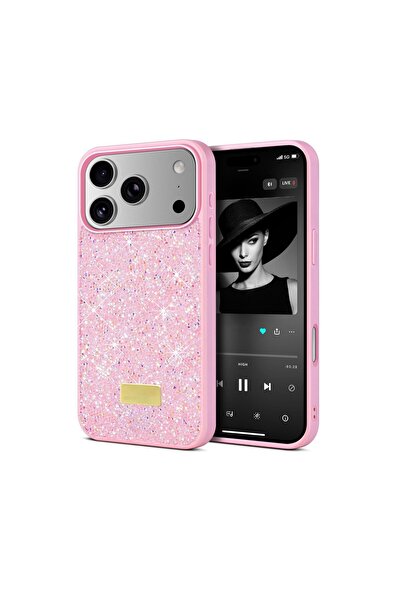 REDz Accessories Θήκη με κρυστάλλους ζιρκονίου για iPhone 18 Pro, Αντικραδασμ...