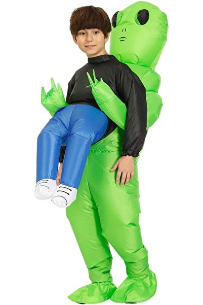 Generic JuSoS Inflatable Alien Costume Party Fancy Dress Cosplay Outfit, Green