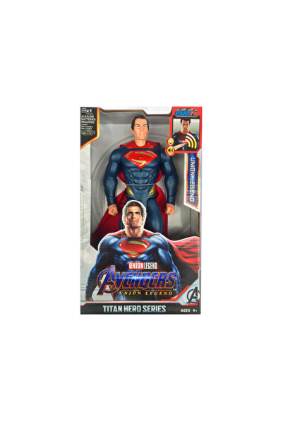 AVENGERS Figurină Superman Hero Series, 30cm, jucărie interactivă cu efecte s...
