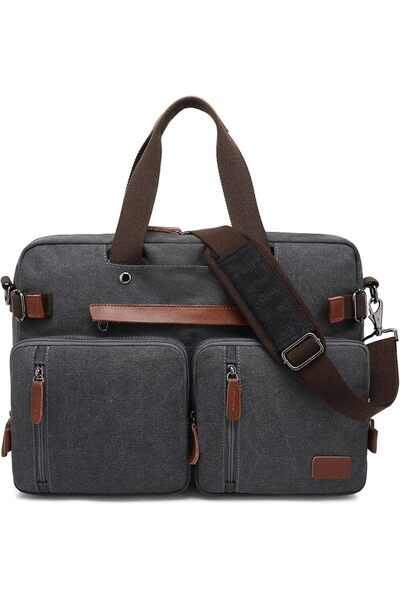 GENERAL Laptop Bag Convertible Backpack Bussiness Office Briefcase Shoulder B...