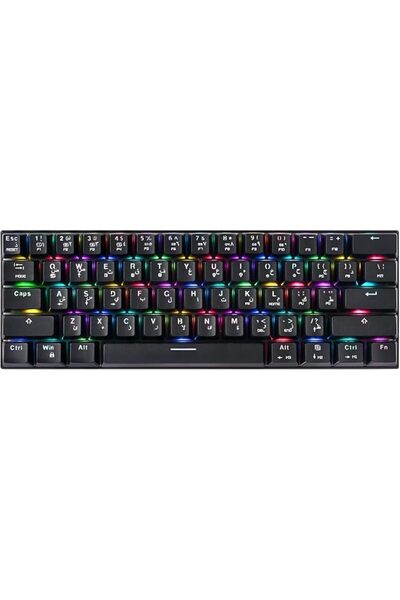 MOTOSPEED SK62 RGB Mechanical Dual Mode(Bluetooth&USB wried) Gaming Keyboard ...