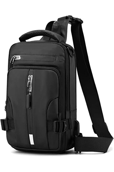 TERRIFI Nylon Casual Sling Backpack Crossbody Shoulder Chest Bag for Men Wome...