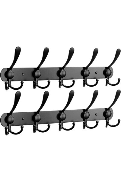 Nymmoata Coat Rack Wall Mounted-2 Pack, Heavy Duty Bath Towel Hooks Stainless...