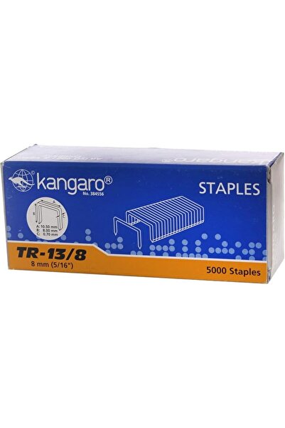 Kangaro TR-13/8 Staples 5000 Staples, Silver