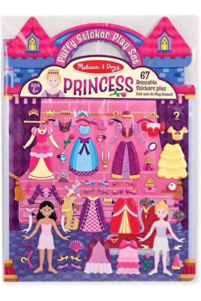 Melissa & Doug مجموعة ألعاب الملصقات المنتفخة من ميليسا آند دوغ - أميرة